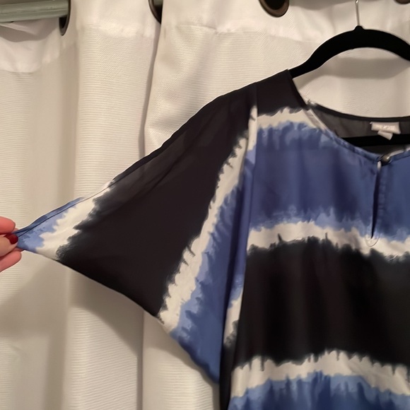 Tie dye striped blouse - Picture 2 of 5